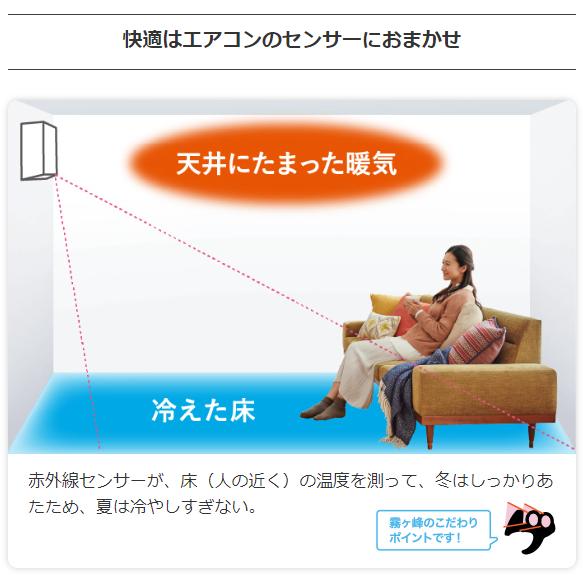 三菱電機 【2022-GEシリーズ】 ルームエアコン 霧ヶ峰 省エネと清潔を両立したスタンダードモデル 主に10畳用 MSZ-GE2822-W｜den-mart｜04