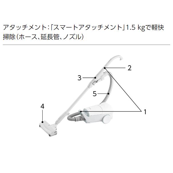プチサイクロン パナソニック 紙パック式掃除機 クリーナー