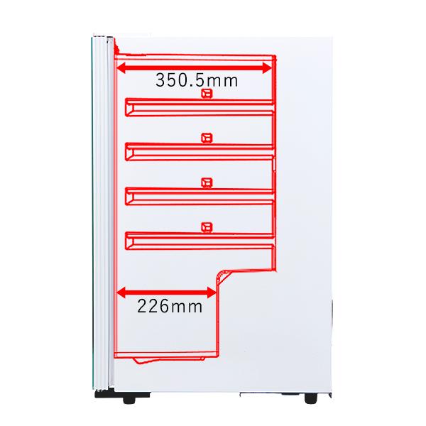 PlusQ ワインセラー ワインセラー 15本収納 コンプレッサー式 コンパクトモデル DWC-015C(W) ホワイト | PlusQ | 10