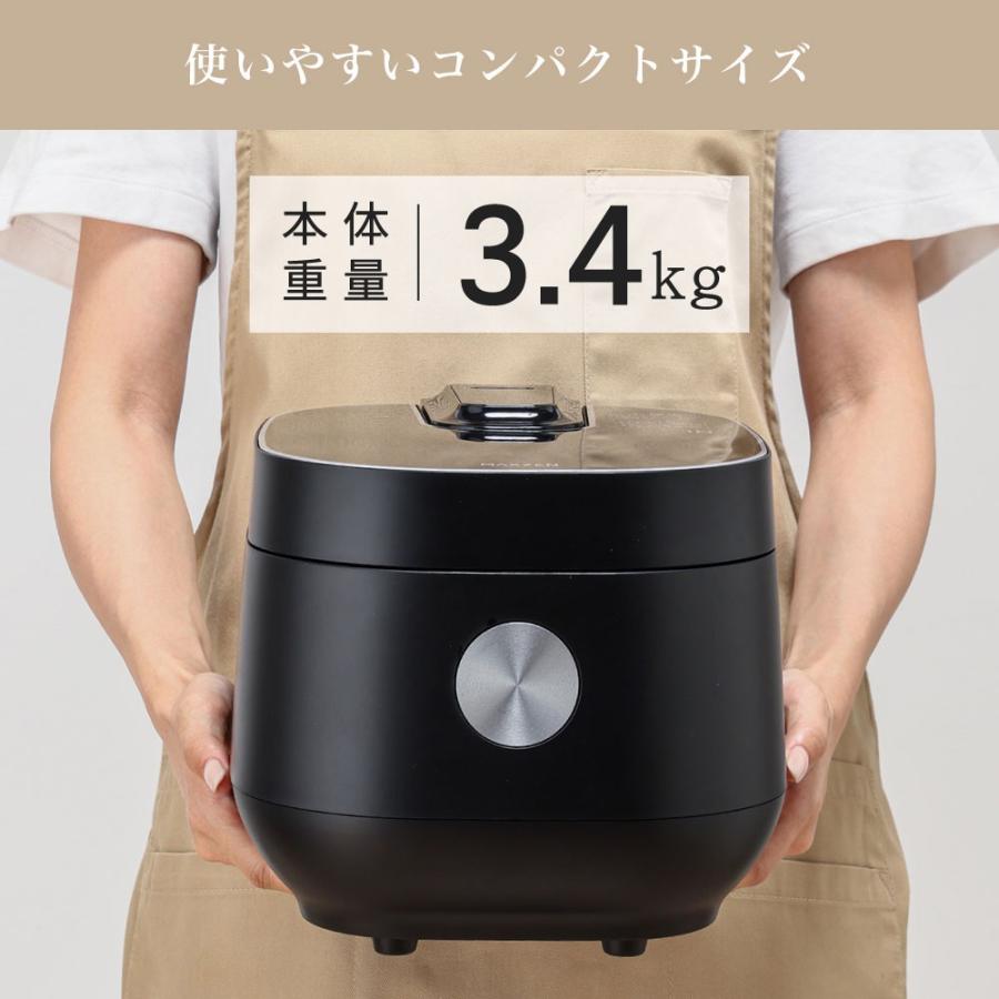 【新品未開封】MAXZEN IHジャー炊飯器 MIH-TX401-BK MAXZEN（マクスゼン） 炊飯器 4合炊き IH式炊飯器 炊飯ジャー ブラック
