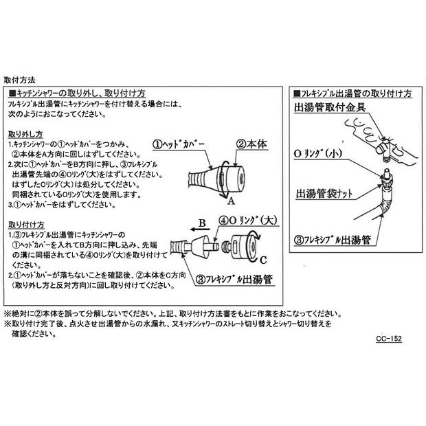 リンナイ 305-048-035 Rinnai キッチンシャワー 小型湯沸器部品 カバー