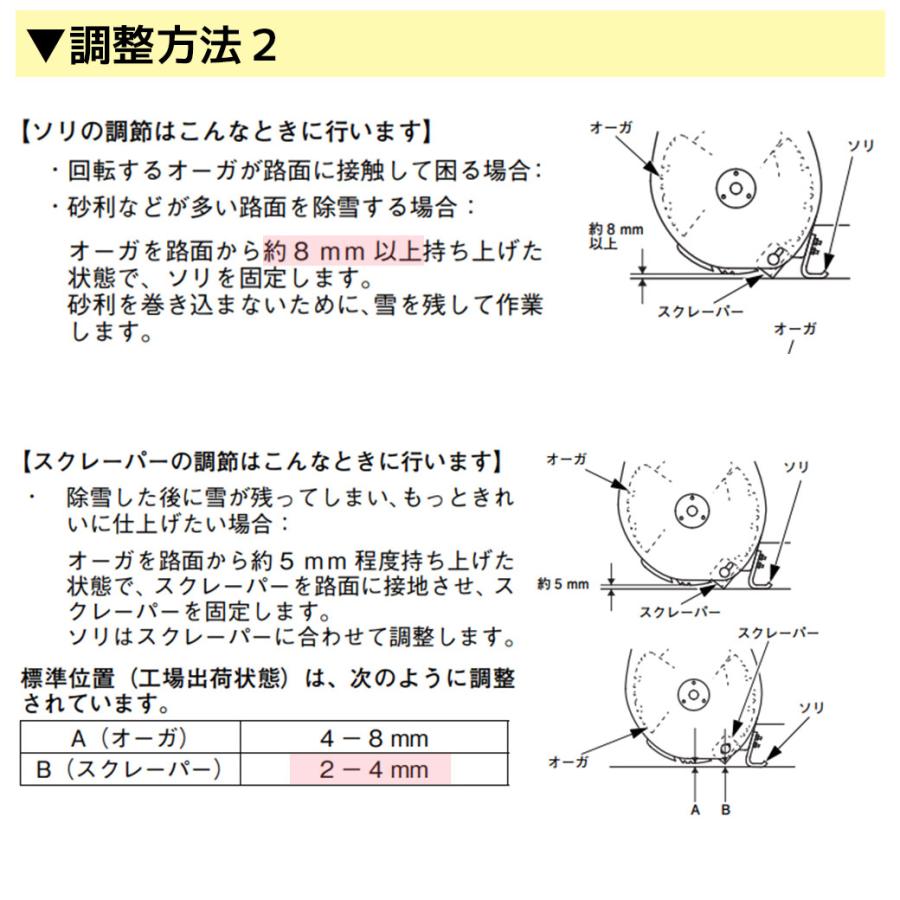 ホンダ（HONDA） 除雪機 純正部品 幅広改良タイプ オーガ スキッド
