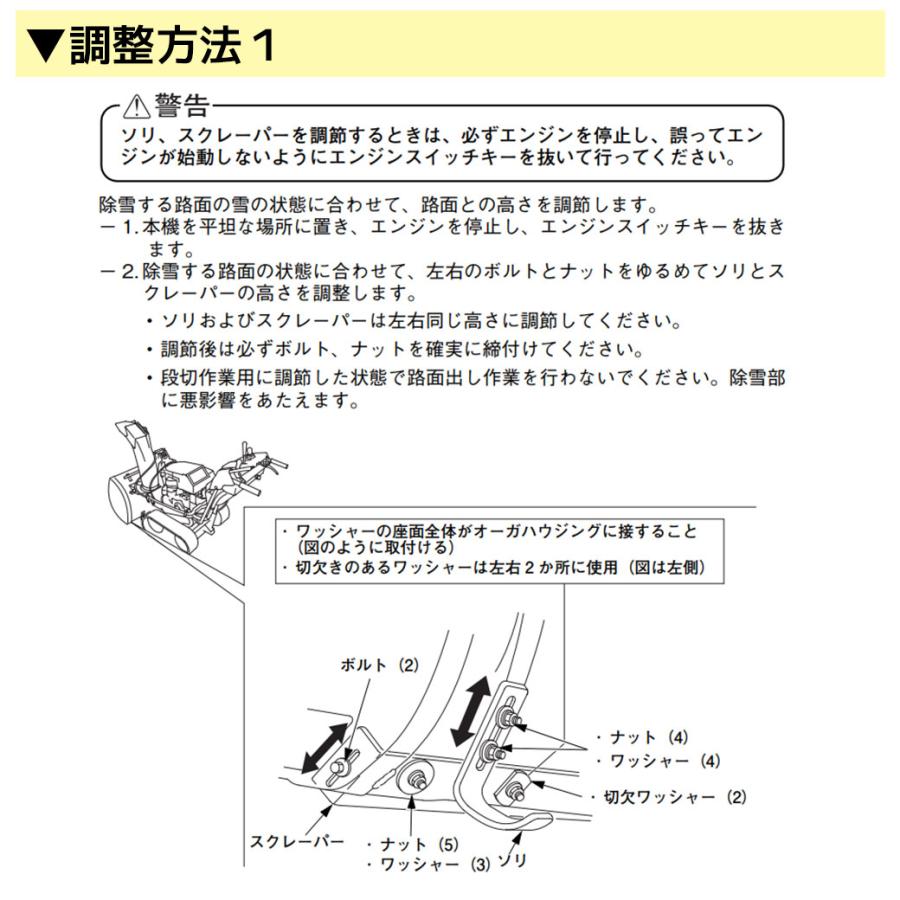 ホンダ（HONDA） 除雪機 純正部品 オーガ スキッド (そり) 1個(単品