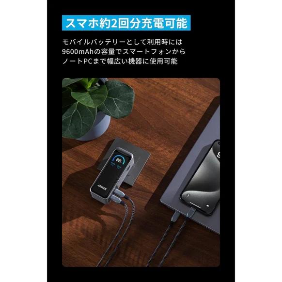 Anker（アンカー） Anker Prime Power Bank (9600mAh, 65W, Fusion