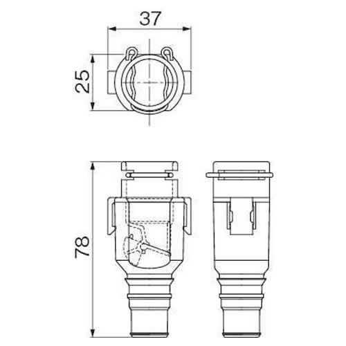 因幡電工 DHB-1416 3個セット おとめちゃん ルームエアコン用 消音
