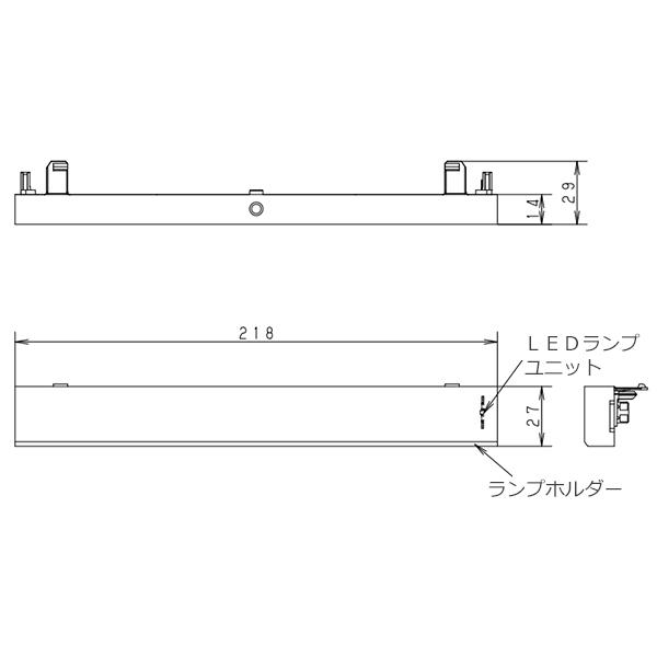 FK91221S パナソニック B級 誘導灯用LED交換ランプモジュール (表裏2本セット) 両面用｜denchiya｜02
