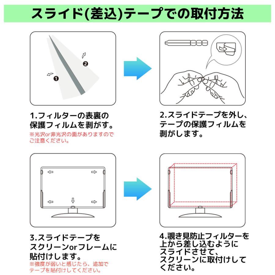 電池屋 覗見防止 フィルター PC 12.1インチ 専用 レッツノート CF-NX4