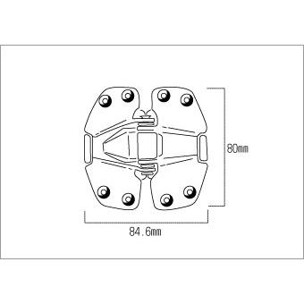 DAIKEN 大建工業 PLACHFE 丁番 クローゼット用 X10シリーズ 室内ドア