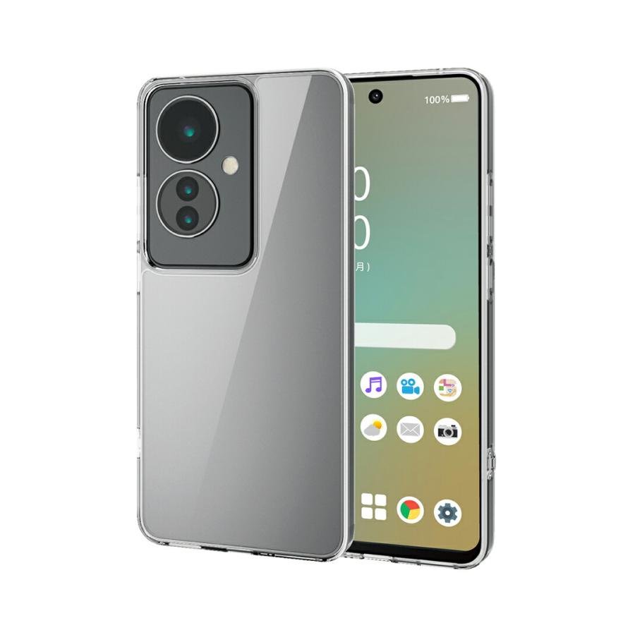 ELECOM（エレコム） OPPO Reno11 A ケース クリア カバー 耐衝撃 吸収