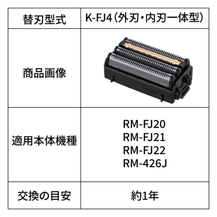 日立（HITACHI） シェーバー替刃 RM-426J-001 (K-FJ4) (RM-FJ22-001 (K