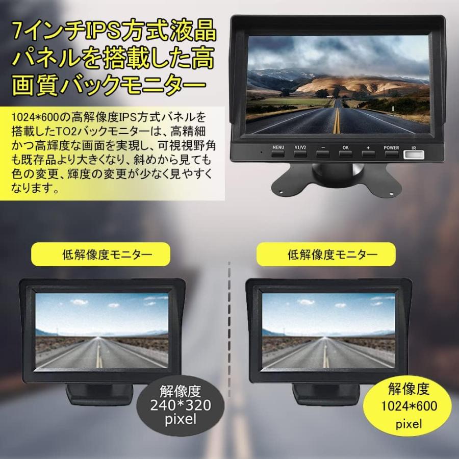 7インチドラック用ドライブレコーダー、IPS液晶、4K超 2画面分割
