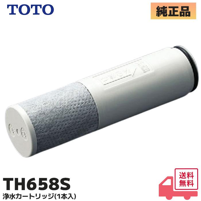 TOTO TH658S 純正品 浄水カートリッジ 交換用 標準タイプ 1本 （旧部品  