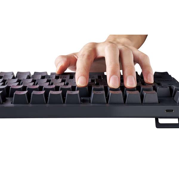 ELECOM TK-MC50UKPBK メカニカルキーボード 静音 有線 赤軸 エレコム TK-MC50UKPBK 有線メカニカルフルキーボード 静音赤軸
