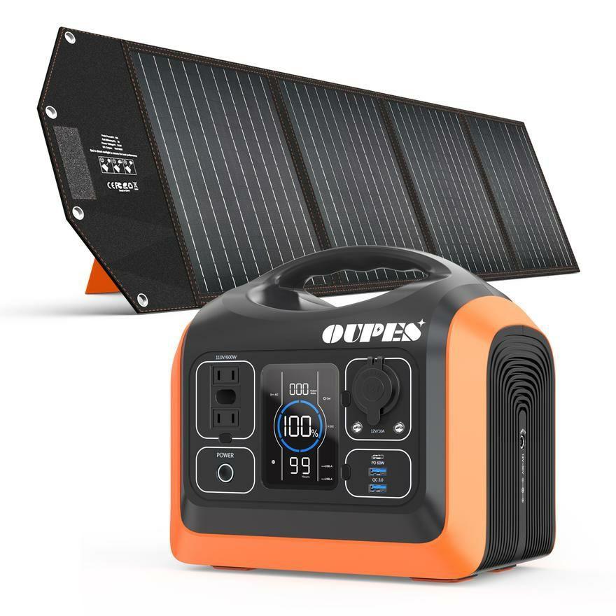 ポータブル電源 おすすめ 大容量 600W ポータブル電源＋ソーラーパネル