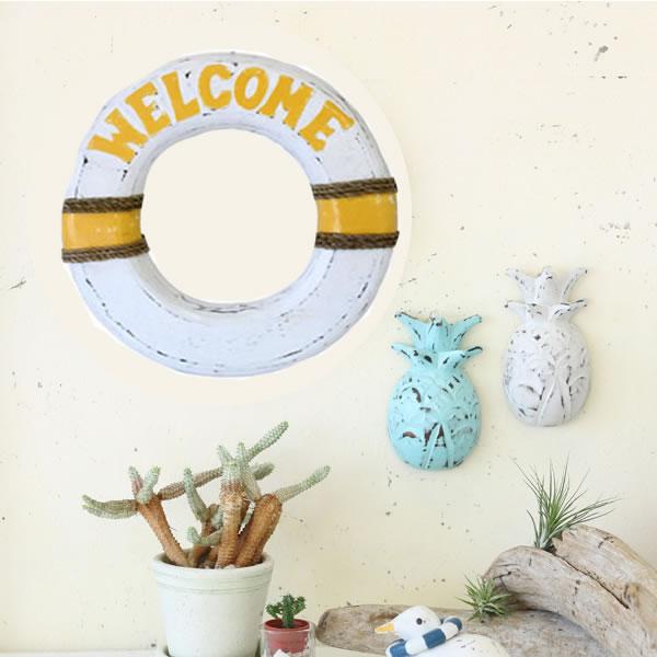 アンティークの浮き輪  マリン オブジェ ディスプレイ アンティークの浮き輪 マリン オブジェ ディスプレイ