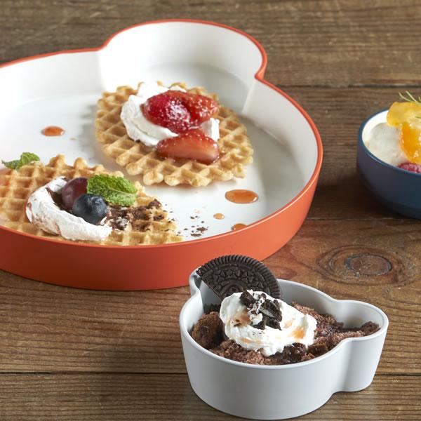 DJGACSI 食器セット ストーンウェアセット トレイ付き デザート