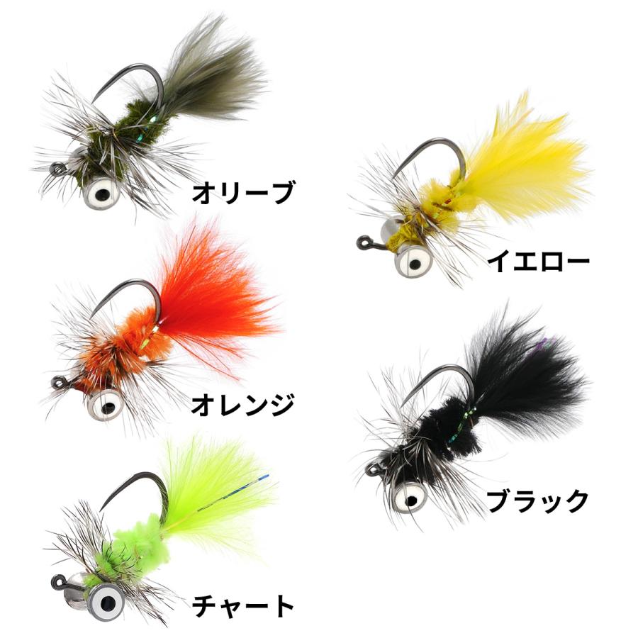 HAPPY ANGLER まなこフェザージグ マラブー : ポタリング&フィッシング