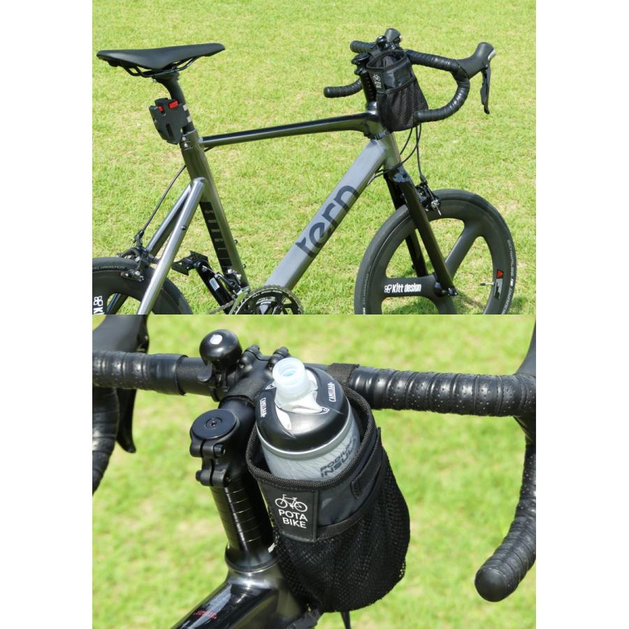 POTA BIKE(ポタバイク) ステムサイドポーチ 自転車用ハンドルポーチ