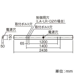パナソニック 10台セット 一体型LEDベースライト 110形 直付型 Dスタイル W150 一般 13400lm 非調光 Hf86形×2灯 昼光色 XLX830AEDCLE2_setの画像