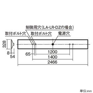 パナソニック 10台セット 一体型LEDベースライト 110形 埋込型 下面開放型 W300 一般 10000lm FLR110形×2灯 節電 昼白色 XLX800VENCLE2_setの画像
