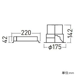 パナソニック LEDダウンライト LED1000形 セラメタ150形器具相当 埋込穴φ150 プレーン 調光タイプ 電球色 拡散70° 銀色鏡面反射板 XND9061SLLZ9の画像