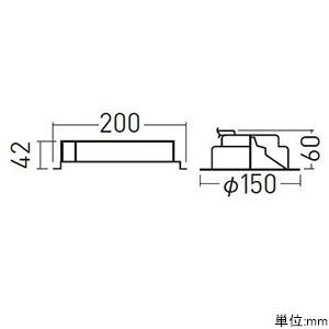 パナソニック LEDダウンライト LED250形 水銀灯100形器具相当 埋込穴φ125 プレーン 白色 広角50° ホワイト反射板 XND2550WWLE9｜dendenichiba｜02