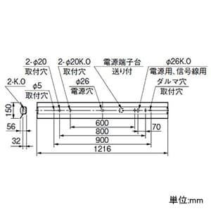 三菱 10台セット ベースライト Myシリーズ 40形 直付形 笠付タイプ 3200lm 白色 MY-H430330/WAHTN_set_1