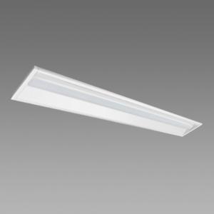 ホタルクス(NEC) LED一体型ベースライト 防災用Nuシリーズ 40形 埋込下面開放タイプ 220mm幅 4000lm 固定出力方式 FLR40×2灯相当 昼白色 MQEB4103/40NA-N8