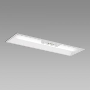 ホタルクス(NEC) LEDベースライト Nuシリーズ 20形 埋込下面開開放形 非常用照明器具 190mm幅 1600lm 固定出力方式、FL20×2灯相当 昼白色 MZEB2022/16N21-N8
