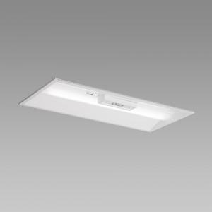 ホタルクス(NEC) 10台セット LEDベースライト Nuシリーズ 20形 埋込下面開開放形 非常用照明器具 300mm幅 1600lm 固定出力方式 昼白色 MZEB2024/16N21-N8_set