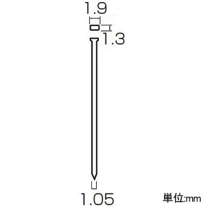 マキタ 仕上釘 ステンレス 長さ45mm 無地 2000本 F-00666｜dendenichiba｜02