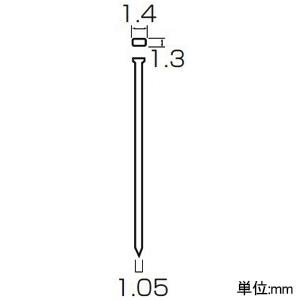マキタ 超仕上釘 鉄 長さ35mm 薄茶 2000本 F-00875｜dendenichiba｜02