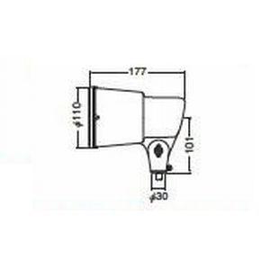 岩崎電気 S形アイ ランプホルダ 防雨形 適合ランプ:LEDアイランプ/屋外