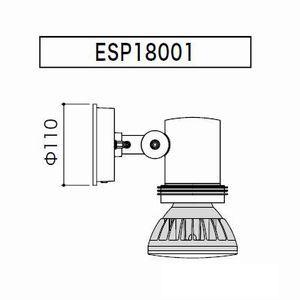 岩崎電気 屋外スポットライト 防雨形 黒色サテン E26口金 100V 岩崎電気 屋外スポットライト 防雨形 黒色サテン E26口金 100V