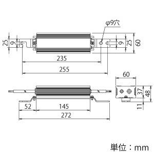 岩崎電気　LEDポールライト　(LEDioc　電源ユニット別置形　水銀ランプ100W相当　AREA　ダークブラウン　LSAN9　防雨形　電球色　TOLICA-L)　E50069　DB