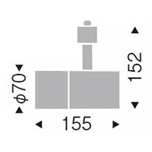 遠藤照明 LEDグレアレススポットライト ロングフード プラグタイプ 広角配光 調光・非調光兼用型 電球色(2700K) 演色Ra85 ERS6318WAの画像