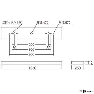 遠藤照明 LEDベースライト LEDZ SDシリーズ 40形 直付・下面開放形 W250 高効率省エネ 6900lm 無線調光 Hf32W×2灯高出力型器具 昼白色 ERK9983W+FAD-758N_1