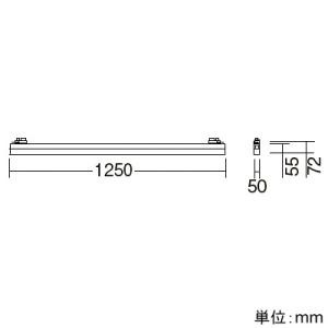 遠藤照明 10台セット LEDデザインベースライト リニア50  プラグタイプ 非調光 電球色 黒 ERK1043B+RAD-748LA_set｜dendenichiba｜02