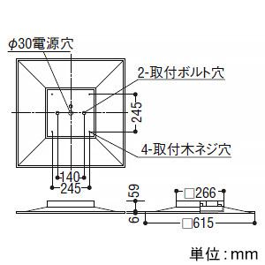コイズミ照明 LEDベースライト 埋込型 □600 10000lmクラス 非調光 白色 AD92228+AE50777の画像