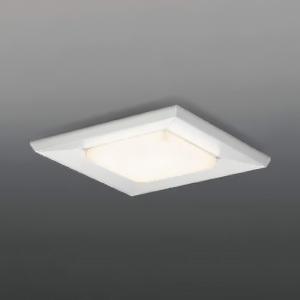 コイズミ照明 LEDベースライト Cチャンネル回避 直付・埋込両用型 □450 10000lmクラス 非調光 白色 AD92229+AE50777