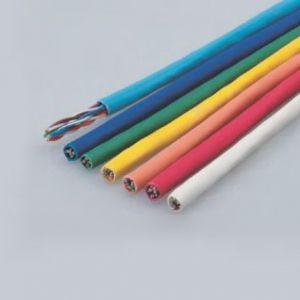 伸興電線　LAN用メタルケーブル　Cat5e　耐燃性ポリエチレンシース　300m巻　赤　EM-SKLAN0.5×4P×300mアカ