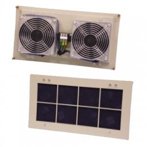 篠原電機 ファンユニット 200V仕様 鋼板製 5Y7/1塗装付(半ツヤ) SGV-12-2-F2