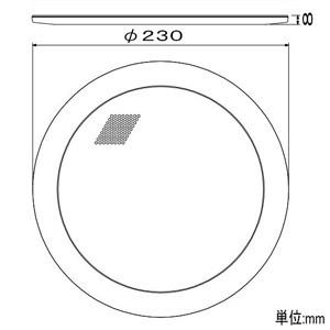 未開封　ＴＯＡ株式会社 ＣＰ-２３３W 天井埋込型スピーカー用パネル　丸型 TOA CP-233W 天井埋込型スピーカー用パネル 丸型 : 商材館 Yahoo