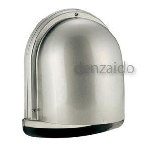 バクマ工業 U型フード付換気口 ベアーキャップ 寒冷地仕様 水切り付 低圧損 アミ付 ステンレス製 クリアー 125φ用 VC-125-A