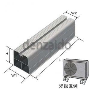 バクマ工業 エアコン室外機用樹脂製据付け台 ブロックマスター グレー
