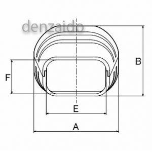 バクマ工業 端末カバー 機器接続部用 ブラック スマートダクト RD