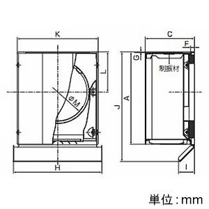 バクマ工業 耐外風フード付換気口 ベアーキャップ 寒冷地仕様 上下開口