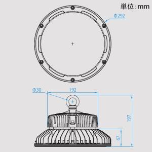 ニッケンハードウェア 高天井LED投光器 屋外・屋内兼用 水銀灯1000W