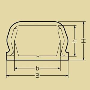 未来工業 プラモール(VVFケーブル用モール) 5号 茶 PML-5B : 電材堂