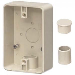 未来工業 露出スイッチボックス 防水コンセント用 Ve14 16用 1方出 ベージュ Pvr16 1j 電材堂ヤフー店 通販 Yahoo ショッピング